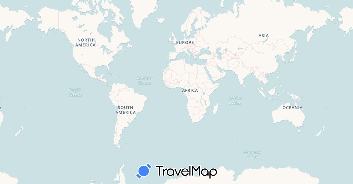 TravelMap itinerary: driving, hiking in Austria, Australia, Canada, China, United Kingdom, Indonesia, Japan, North Korea, South Korea, Sri Lanka, East Timor, United States, Vietnam (Asia, Europe, North America, Oceania)